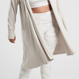 Athleta Gray/Oat Pranayama Long Wrap